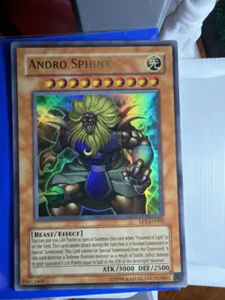 Yu-Gi-Oh TCG Andro Sphinx EP1-EN002 Promo Ultra Rare Card LP-NM - Image 1