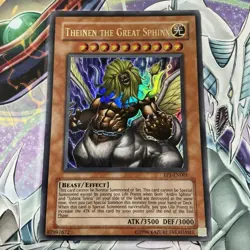 YU-GI-OH! Theinen the Great Sphinx. EP1-EN001. Ultra Rare Card. TCG CCG Yugioh - Image 1