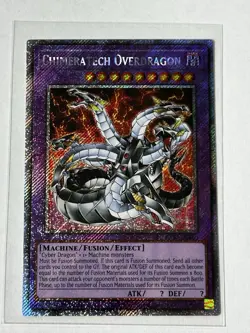 YuGiOh! Chimeratech Overdragon - RA03-EN166 - Platinum Rare - NM - Image 1