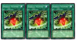 Yugioh- 3X Assault Teleport - Common - 1st Edition - CRMS-EN052 - Light Play - Image 1