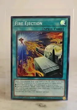Yu-Gi-Oh! TCG: Fire Ejection LD10-EN022 - Super Rare - NM Condition - Image 1