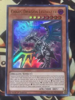 Yugioh: Chaos Dragon Levianeer - DUOV-EN058 - Ultra Rare - 1st Edition - NM - Image 1