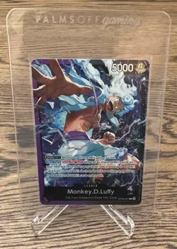 Monkey.D.Luffy OP09-061 ONE PIECE Tcg Card Game NM PURPLE/BLACK Leader - Image 1