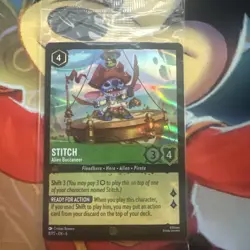Stitch - Alien Buccaneer 8/P2 - Sealed FOIL Promo Card - Disney Lorcana - Image 1