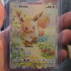 Pokemon TCG Eevee Basic Pokemon Card Collect Attack 60 HP Regular - Image 1