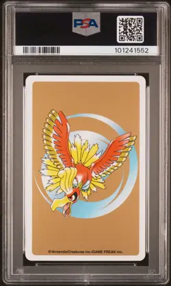 2000 POKEMON GOLD VERSION PLAYING CARDS 8 OF DIAMONDS #192 SUNFLORA PSA 9 - Image 2