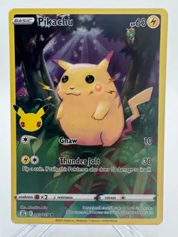 Pikachu 005/025 Celebrations Holo Rare Pokemon Card - Image 1