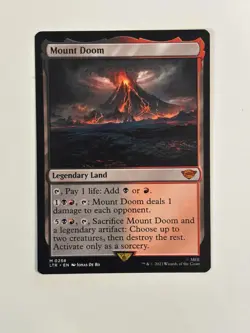 Mount Doom, the Lord of the Rings: Tales of Middle-Earth Magic MTG Card - Image 1
