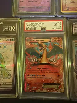 Pokemon Graded Card Lot Charizard Dusclops Larvitar Tsareena Holo Promo 5 Engli… - Image 2