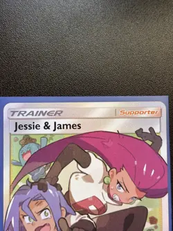 Pokemon TCG Jessie And James Full Art Trainer Card 68/68 Hidden Fates NM 002 - Image 3