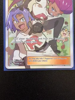 Pokemon TCG Jessie And James Full Art Trainer Card 68/68 Hidden Fates NM 002 - Image 4
