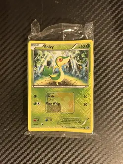 SEALED Snivy 1/114 League Promo x40 Black & White Crosshatch Pokemon Card - Image 1