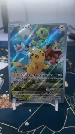 Pikachu - 027 Pokemon Center Exclusive 027 Sv: Scarlet & Violet Promo Cards Holo - Image 1