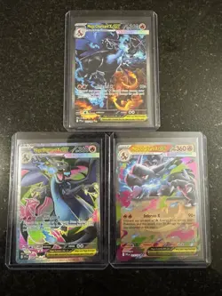 Pokemon TCG Trading Cards 3 Phantasmal Flames Mega Charizard Cards Near Mint - Image 1