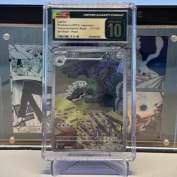 CGC 10 Pristine Lairon 111/101 AR Transformation Mask sv6 Japanese Pokemon Card - Image 1