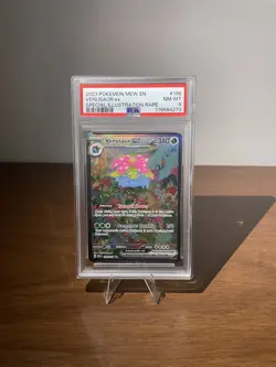 Pokemon TCG Venusaur EX Special Illustration Rare Card 198/165 2023 PSA 8 NM-MT - Image 1