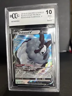 Pokemon TCG Dubwool v SWSH Black Star Promo Holo Card SWSH049 - Image 1