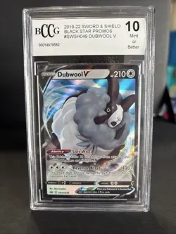 Pokemon TCG Dubwool v SWSH Black Star Promo Holo Card SWSH049 - Image 2