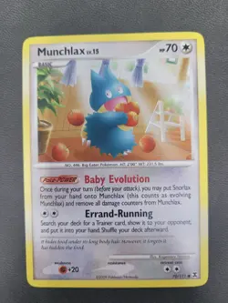 Pokemon Card - Munchlax Rising Rivals 70/111 Common - Image 1