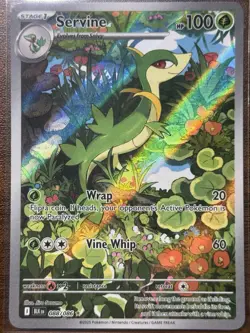Pokemon TCG Servine & Karrablast Illustration Black Bolt 88/86 & 94/86 Cards - Image 1