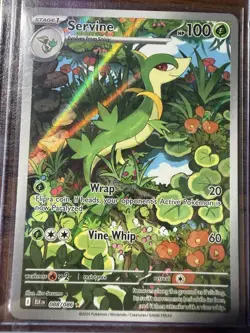 Pokemon TCG Servine & Karrablast Illustration Black Bolt 88/86 & 94/86 Cards - Image 3