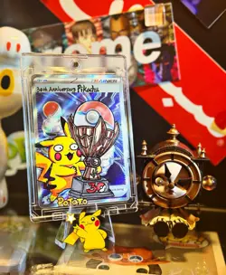 Pokemon Day 30th Anniversary - Pikachu 051 /162 Hand draw DIY Holo Trainer Card - Image 3