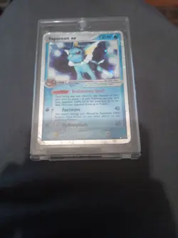 Pokemon TCG Vaporeon EX Holo Ultra Rare Card 110/113 Delta Species - Image 1