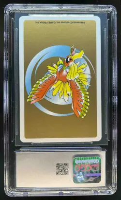 1999 Pokemon Japanese Playing Cards Cyndaquil Gold Deck Ace Hearts #155 CGC 9 - Image 2