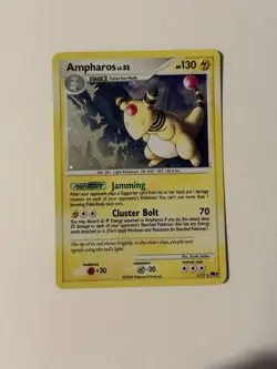 Pokemon TCG Ampharos Holo Rare Card 1/17 Pop Series 7 LP! - Image 2