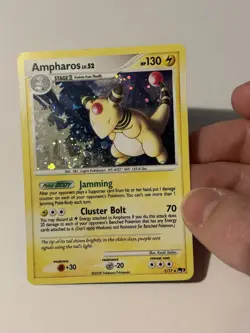 Pokemon TCG Ampharos Holo Rare Card 1/17 Pop Series 7 LP! - Image 3