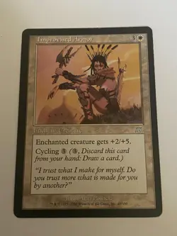 Improvised Armor - Magic the Gathering MTG Onslaught Single Card - Image 1