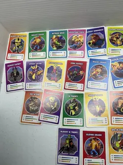 2023 McDonald’s Happy Meal Crash Bandicoot Team Rumble Collector Card Game - Image 4