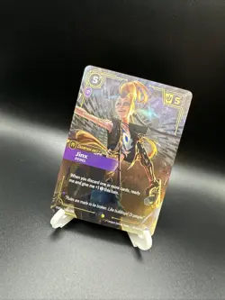 RIFTBOUND ORIGINS JINX REBEL ALT ART CARD 202a/298 - Image 1