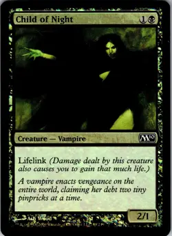 Child of Night Magic 2010 (M10) Common LP Magic: The Gathering 88 Foil - Image 1