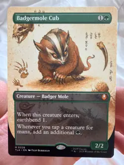 Badgermole Cub (Borderless) Avatar: The Last Airbender Regular - Image 1