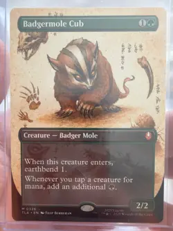 Badgermole Cub (Borderless) Avatar: The Last Airbender Regular - Image 3