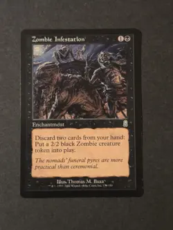 MTG Zombie Infestation Odyssey Magic the Gathering FREE SHIPPING LP/MP - Image 1