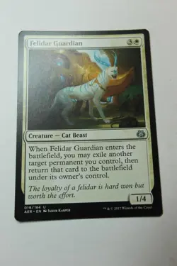 MTG Felidar Guardian x1- -Aether Revolt-Lightly Played - Image 1