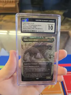 Ygra, Eater of All Borderless Foil From The Bloomburrow Expansion CGC Grade 10 - Image 1