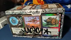 custom magic the gathering deck box hand painted and decorated - Image 5