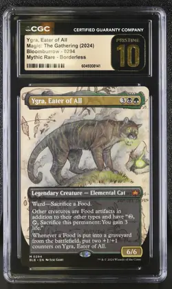 YGRA, EATER OF ALL Bloomburrow Showcase Mythic CGC Pristine 10 MTG - Image 1
