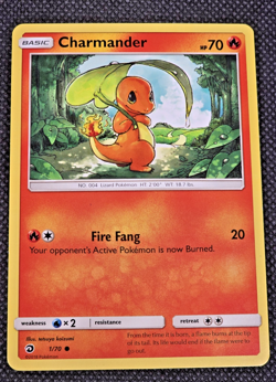 Charmander 1/70 Dragon Majesty Pokemon Card NM/LP Non Holo -- L - Image 1