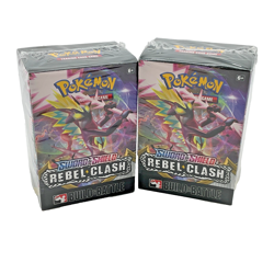 Lot of (2) Pokemon TCG Rebel Clash Build & Battle Prerelease Kit Box Sealed - Image 1