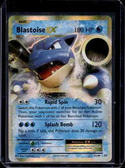 2016 Pokemon XY Evolutions Blastoise Holo #21/108 - Image 1