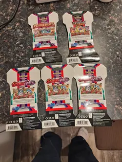 LOT OF 5 SEALED Pokemon TCG Scarlet and Violet Booster Packs Obsidian Paldea - Image 5