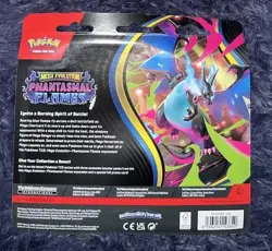 Pokemon Mega Evolution Phantasmal Flames Sneasel 3 Pack Blister FACTORY SEALED - Image 2