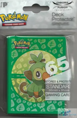 Grookey Grass 2020 POKEMON TCG ULTRA PRO DECK PROTECTOR CARD SLEEVES 65-count - Image 1