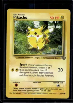 1999 Pokemon Jungle Pikachu #60/64 - Image 1