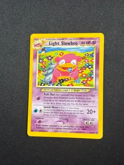 Light Slowbro 51/105 Pokemon Neo Destiny Unlimited Edition LP - Image 1