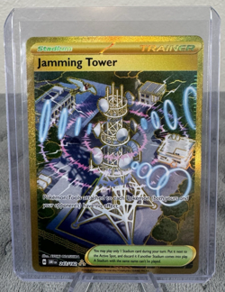 Pokemon TCG Destined Rivals Jamming Tower Hyper Rare Card 243/182 NM Condition - Image 1